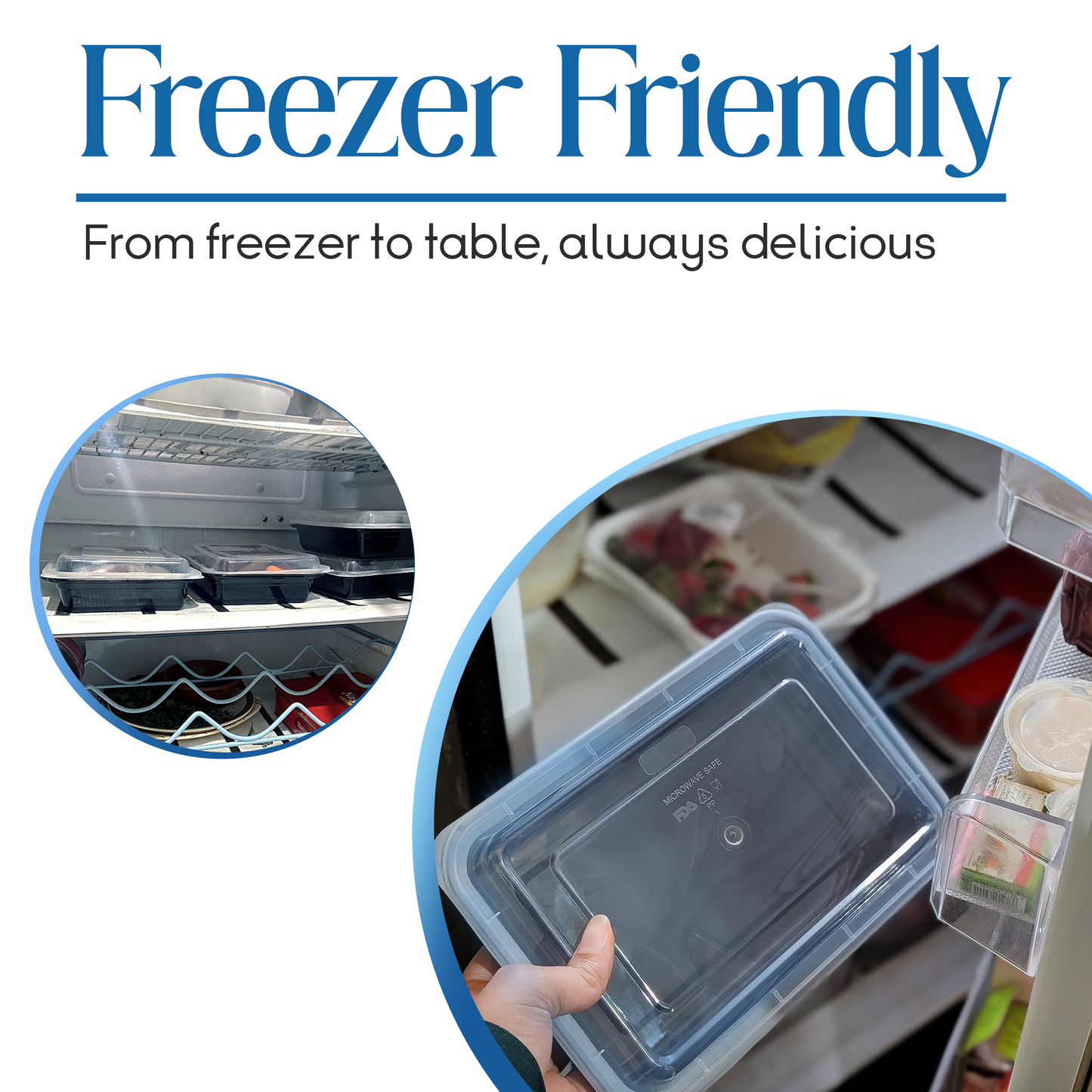 Freezer Container for Meal Prep